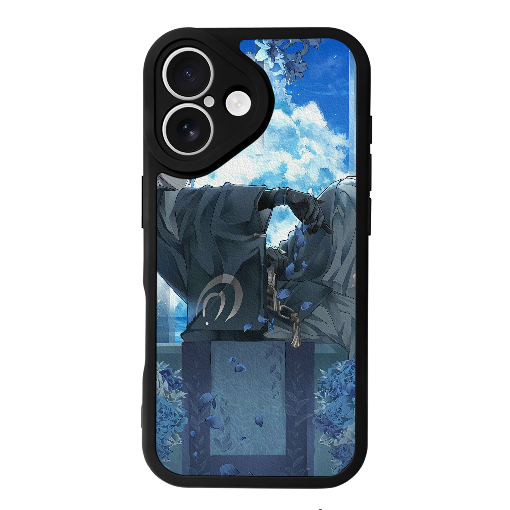 （画像用） 刀剣乱舞 Touken Ranbu 【iPhone 16シリーズ対応】シリコンスマホケース（レザー調） 材質：シリコン